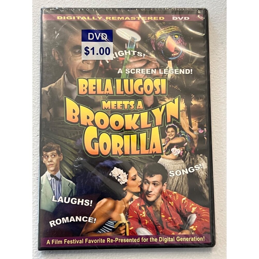 Bela Lugosi Meets A Brooklyn Gorilla 1952 DVD Remastered Cult Classic New Sealed